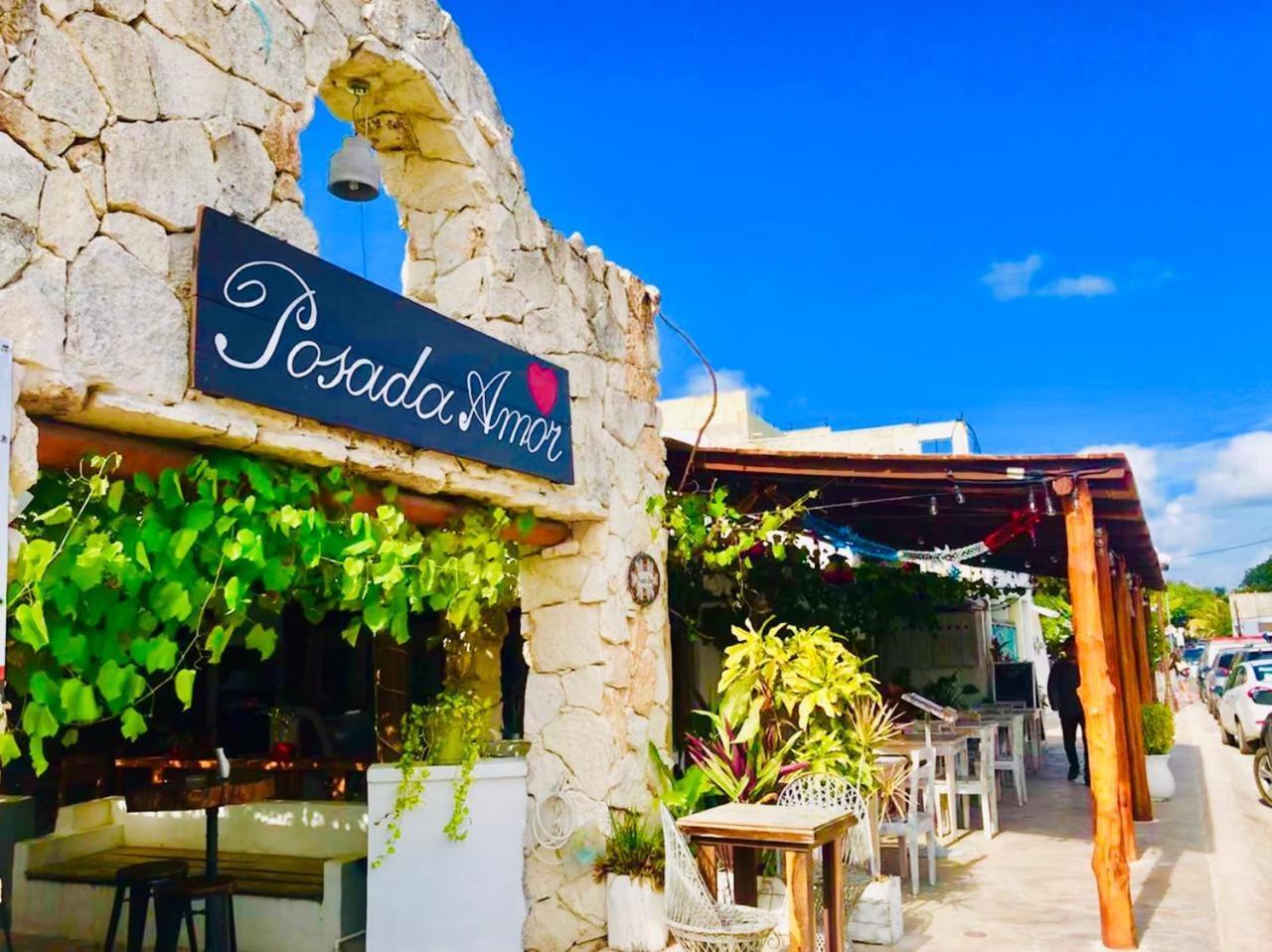 Posada Amor Hotel Boutique Puerto Morelos Eksteriør billede