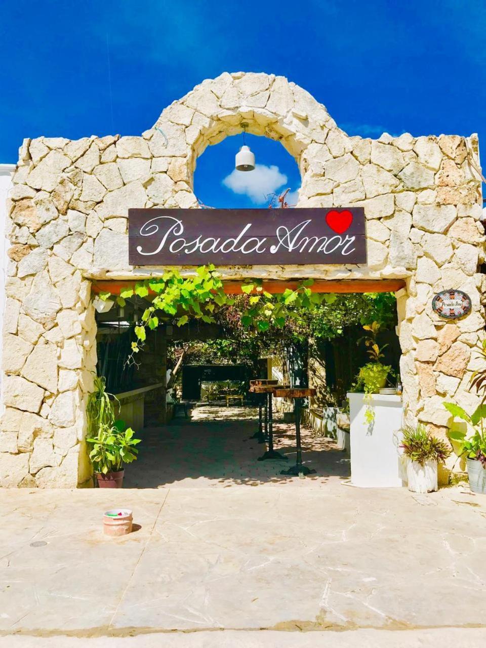 Posada Amor Hotel Boutique Puerto Morelos Eksteriør billede